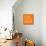 Orange Map of Copenhagen-NaxArt-Mounted Art Print displayed on a wall