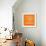 Orange Map of Johannesburg-NaxArt-Framed Art Print displayed on a wall