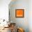 Orange Map of Panama-NaxArt-Framed Stretched Canvas displayed on a wall