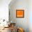 Orange Map of Panama-NaxArt-Framed Stretched Canvas displayed on a wall