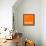 Orange Map of Panama-NaxArt-Framed Stretched Canvas displayed on a wall