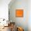 Orange Map of Rio De Janeiro-NaxArt-Framed Stretched Canvas displayed on a wall