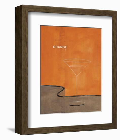 Orange Martini-Mark Pulliam-Framed Giclee Print