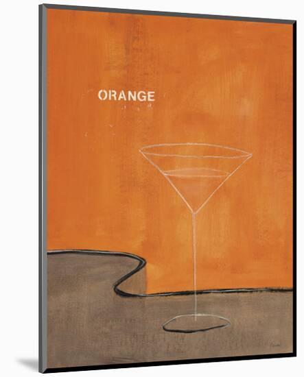 Orange Martini-Mark Pulliam-Mounted Giclee Print