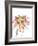 Orange Modern Botanical-Jan Weiss-Framed Art Print