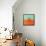 Orange on Bright Background. Minimalism Fashion-Evgeniya Porechenskaya-Framed Stretched Canvas displayed on a wall