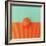 Orange on Bright Background. Minimalism Fashion-Evgeniya Porechenskaya-Framed Photographic Print