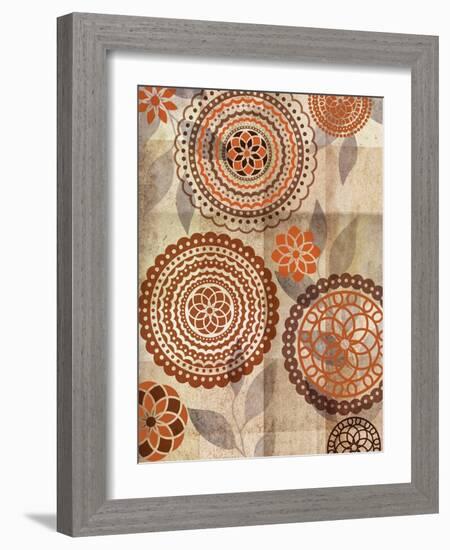 Orange Oragomie-Kristin Emery-Framed Art Print