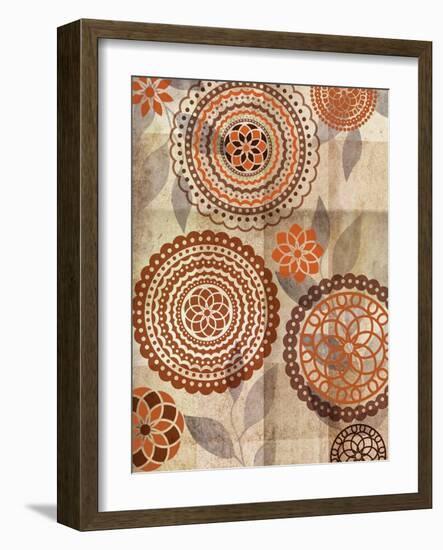 Orange Oragomie-Kristin Emery-Framed Art Print