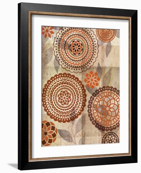 Orange Oragomie-Kristin Emery-Framed Art Print