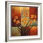 Orange Orchid-Jill Deveraux-Framed Art Print