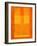 Orange Paper 1-NaxArt-Framed Art Print