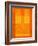 Orange Paper 1-NaxArt-Framed Art Print