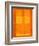 Orange Paper 1-NaxArt-Framed Art Print