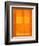 Orange Paper 1-NaxArt-Framed Art Print