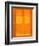 Orange Paper 1-NaxArt-Framed Art Print