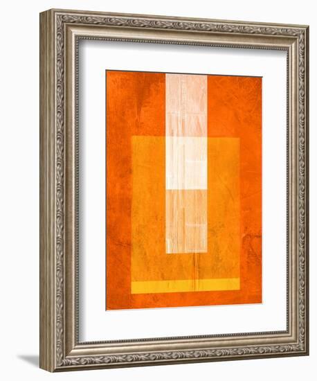 Orange Paper 2-NaxArt-Framed Art Print