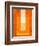 Orange Paper 2-NaxArt-Framed Art Print