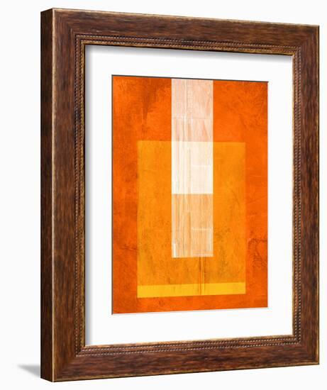 Orange Paper 2-NaxArt-Framed Art Print