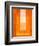 Orange Paper 2-NaxArt-Framed Art Print