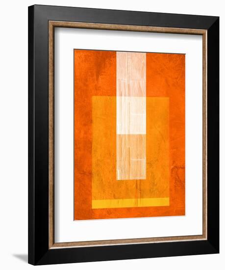 Orange Paper 2-NaxArt-Framed Art Print