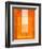 Orange Paper 2-NaxArt-Framed Art Print