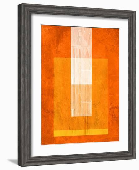 Orange Paper 2-NaxArt-Framed Art Print