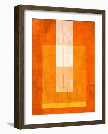 Orange Paper 2-NaxArt-Framed Art Print