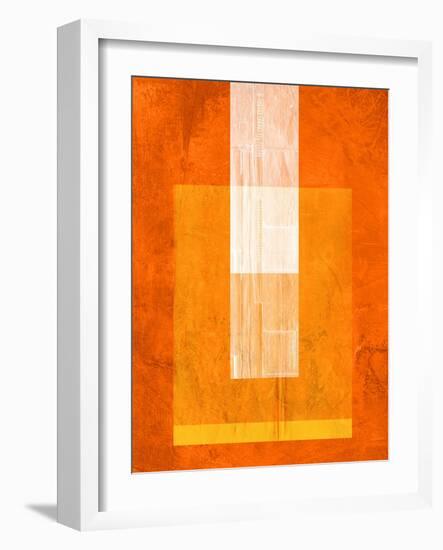 Orange Paper 2-NaxArt-Framed Art Print