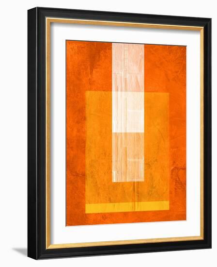 Orange Paper 2-NaxArt-Framed Art Print