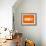 Orange Paper 3-NaxArt-Framed Art Print displayed on a wall