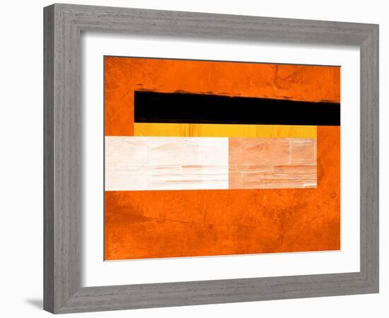 Orange Paper 4-NaxArt-Framed Art Print