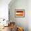 Orange Paper 4-NaxArt-Framed Art Print displayed on a wall