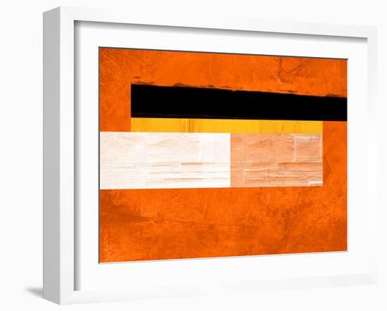 Orange Paper 4-NaxArt-Framed Art Print