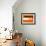 Orange Paper 4-NaxArt-Framed Art Print displayed on a wall