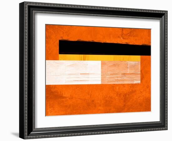 Orange Paper 4-NaxArt-Framed Art Print