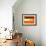 Orange Paper 4-NaxArt-Framed Art Print displayed on a wall