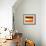 Orange Paper 4-NaxArt-Framed Art Print displayed on a wall