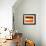 Orange Paper 4-NaxArt-Framed Art Print displayed on a wall