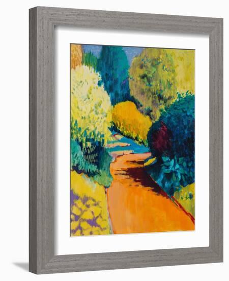 Orange Path-Marco Cazzulini-Framed Giclee Print