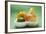 Orange, Pear, Lime and Apple in Polystyrene Tray-Foodcollection-Framed Photographic Print