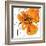 Orange Petals 2-Jan Weiss-Framed Art Print