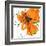 Orange Petals 2-Jan Weiss-Framed Art Print