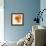 Orange Petals 2-Jan Weiss-Framed Art Print displayed on a wall