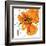 Orange Petals 2-Jan Weiss-Framed Art Print