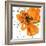 Orange Petals 2-Jan Weiss-Framed Premium Giclee Print