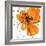 Orange Petals 2-Jan Weiss-Framed Premium Giclee Print