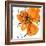 Orange Petals 2-Jan Weiss-Framed Art Print