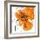 Orange Petals 2-Jan Weiss-Framed Art Print