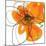 Orange Petals 2-Jan Weiss-Mounted Art Print